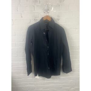 Boss Hugo Boss Men's Regular Fit Button Up Shirt Long Sleeve Black Size Large